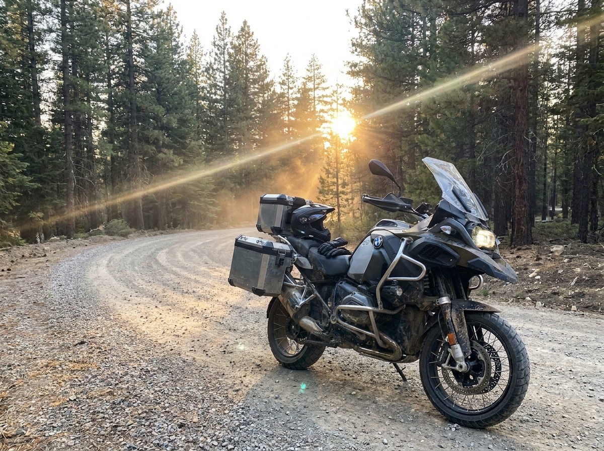 Cestovní enduro ze sbírky ukázkové garáže